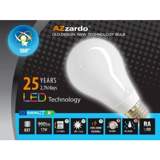 Żarówka LED 12W E27 LL127121 AZ1640 AZZARDO