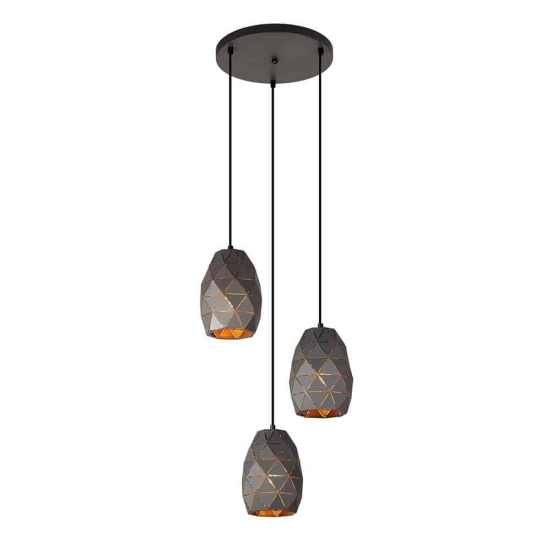 kinkiecik.pl Lampa wisząca Harley MDM-3480/3 GR+GD ITALUX