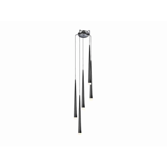 Lampa wisząca STYLO 5 AZ0119 BLACK AZZARDO