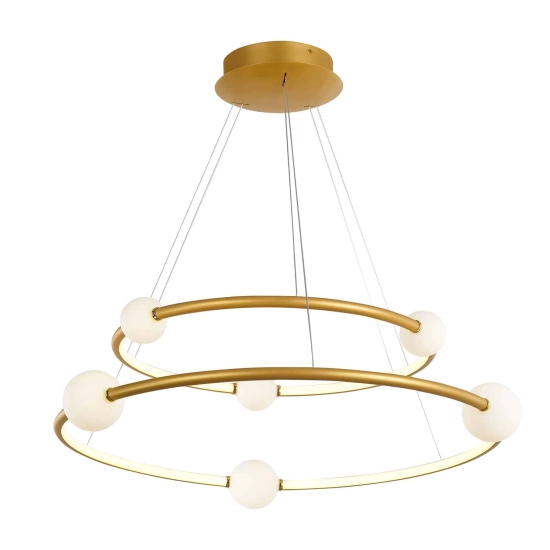 kinkiecik.pl Lampa wisząca Lozanna PND-20112035-2A-GD ITALUX 87cm