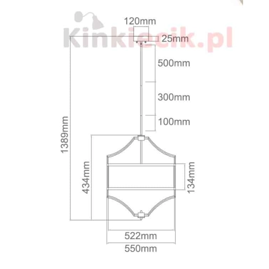 kinkiecikpl lampa wisząca Stesso cromo M ORLICKI