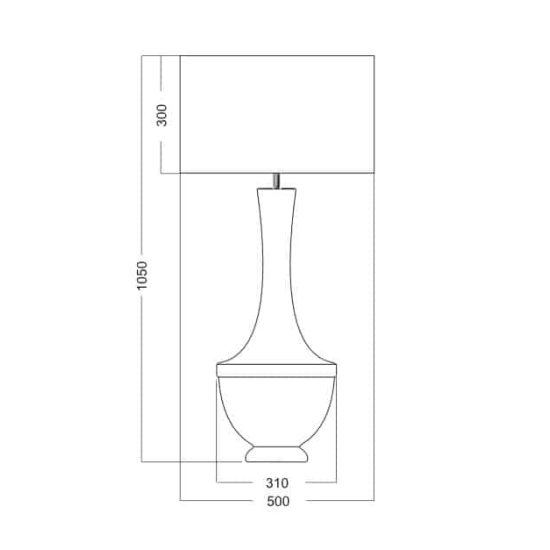 Lampa stołowa TROYA ROUGE L232270301 4concepts L232270301 - zdjęcie 2