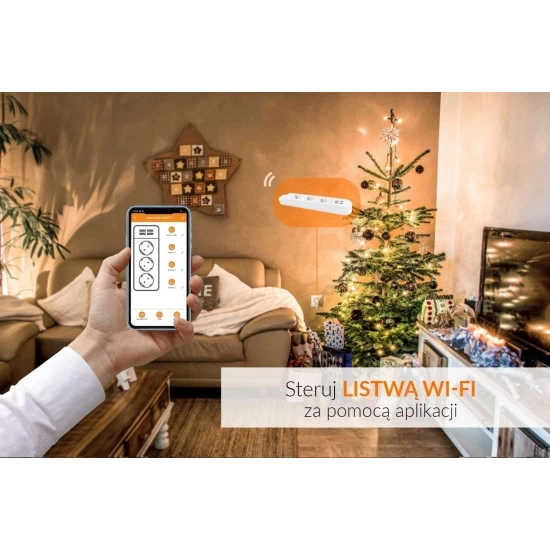 Listwa Wifi 3AC + 4USB AZzardo Smart AZ3477