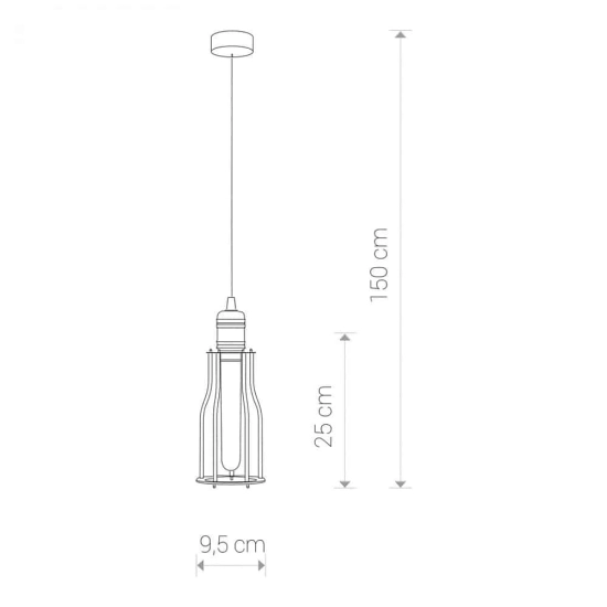 Lampa wisząca WORKSHOP I A 6337 Nowodvorski - zdjęcie dodatkowe 1