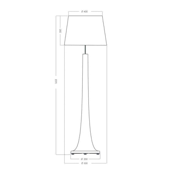 Lampa podłogowa ZURICH TRANSPARENT COOPER L213382258 4Concepts L213382258 - zdjęcie 2