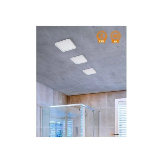 Oprawa podtynkowa Slim 9 Square 3000K IP44 (white) AZ2830 AZZARDO