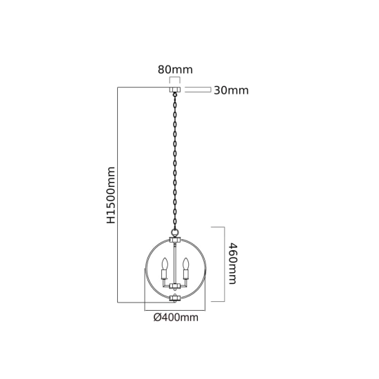 Lampa wisząca Candi S OR80124 Open Design Highlights