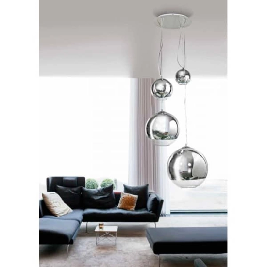 Lampa wisząca Silver Ball 4 AZ2531 AZZARDO
