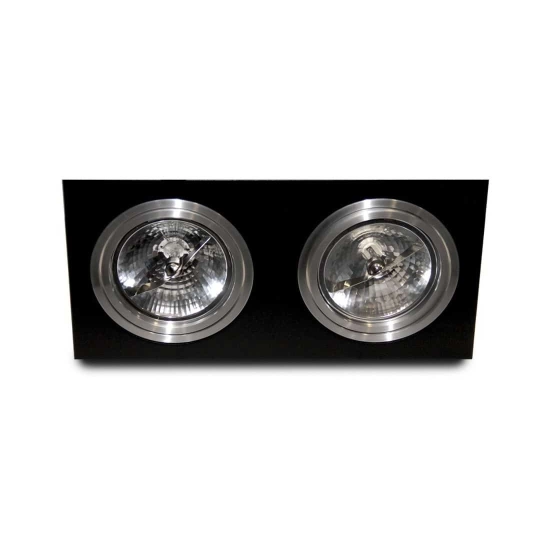 Oprawa stropowa Siro 2 AZ0772 Black/Aluminium AZZARDO