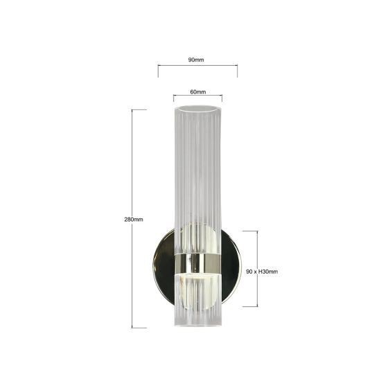 Kinkiet Ambiente złoty LED CCT LP-1510/1W GD Light Prestige