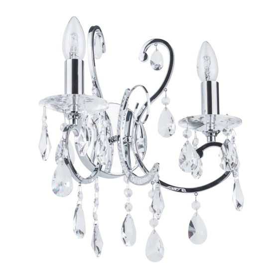 Kinkiet Barocco Chrome MB72709-2A Italux - zdjęcie produktu