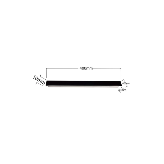 Kinkiet Bodo 40 cm czarny IP54 LED CCT LP-789/1W 40 BK Light Prestige