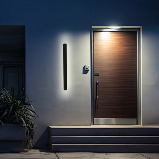 Kinkiet Bodo 90 cm czarny IP54 LED CCT LP-789/1W 90 BK Light Prestige