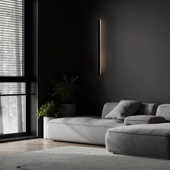 Kinkiet Bodo 90 cm czarny IP54 LED CCT LP-789/1W 90 BK Light Prestige