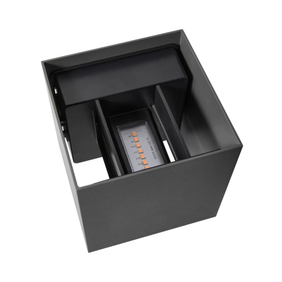 Kinkiet elewacyjny Milda Kubi IP44 - Nordlux, antracyt 2418331050