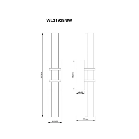 Kinkiet IGGLY WL31929/8W ZUMA LINE