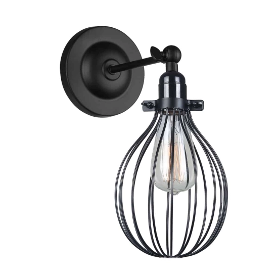 Kinkiet Lesto MBM-2676/1 BK Italux - zdjęcie produktu