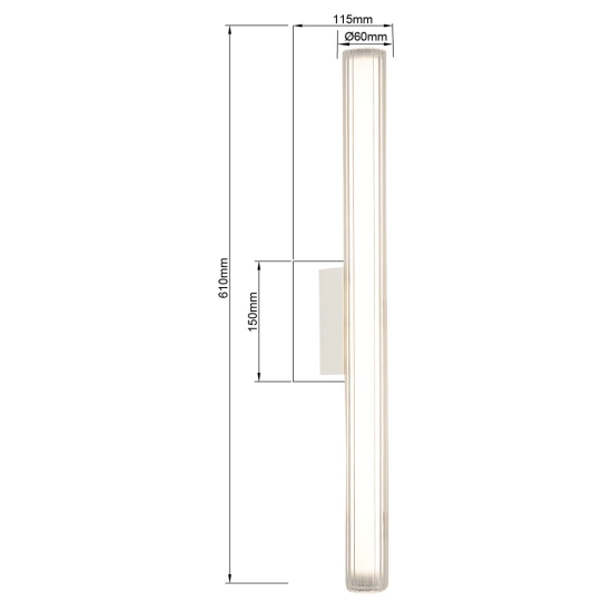 Kinkiet Linea LED CCT IP44 biały LP-0510/1W-61 WH LIGHT PRESTIGE