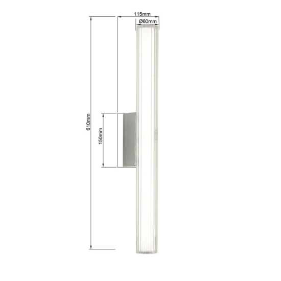 Kinkiet Linea LED CCT IP44 biały LP-0510/1W-61 WH LIGHT PRESTIGE