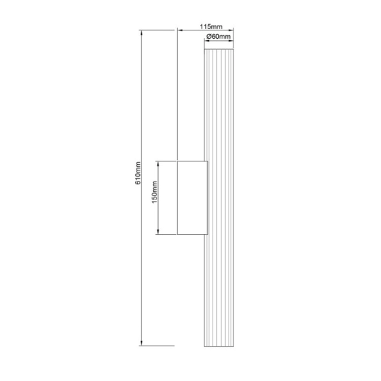 Kinkiet Linea LED CCT IP44 złoty LP-0510/1W-61 GD LIGHT PRESTIGE