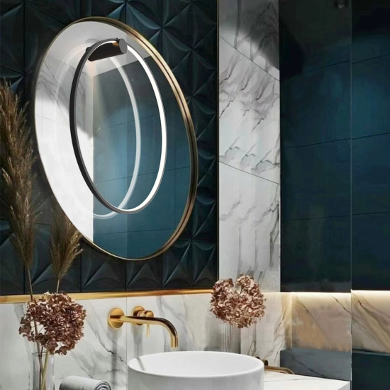 Kinkiet Mirror L czarny IP44 LED CCT LP-999/1W L BK CCT Light Prestige