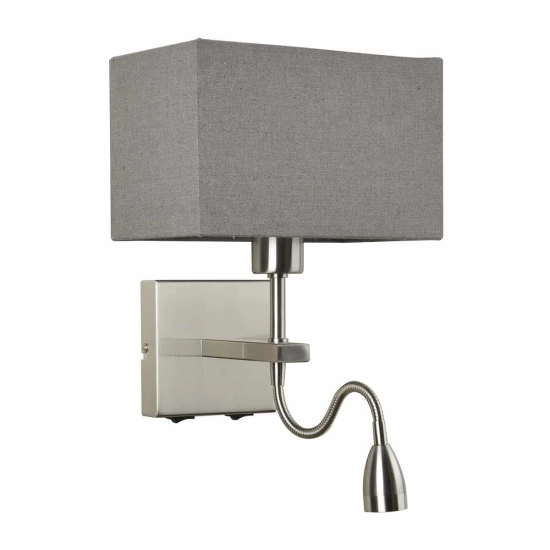 Kinkiet Norte WL-1122-2-BL-SN-RC-GR ITALUX - zdjęcie produktu