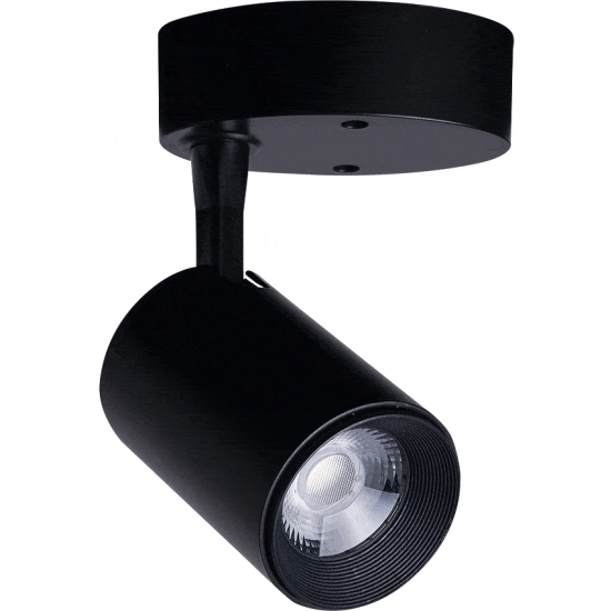 Kinkiet Plafon IRIS LED BLACK 7W 3000K 30° 8994 Nowodvorski - zdjęcie produktu