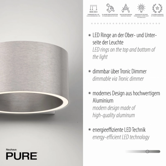 PURE CLIPSE Kinkiet 8561-95 Paul Neuhaus by Zuma Line