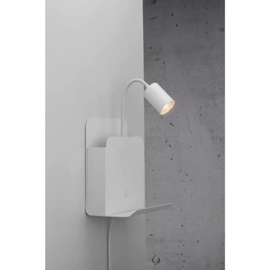 kinkiecik.pl Kinkiet port USB biały ROOMI 2112551001 Nordlux