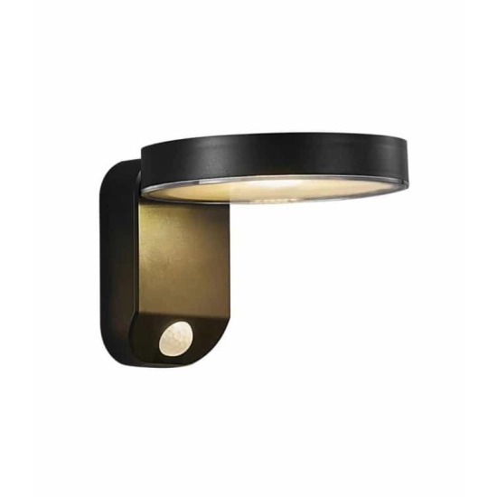 kinkiecik.pl Kinkiet solarny czarny IP44 RICA ROUND 2118141003 Nordlux