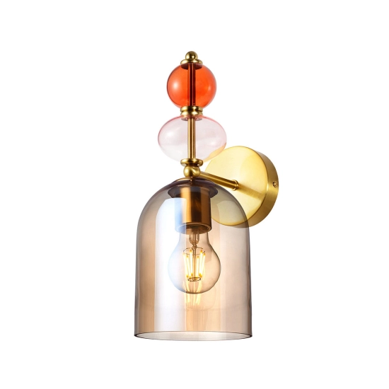 Kinkiet Tropea bursztynowy 1xE27 LP-2004/1W AM Light Prestige