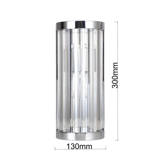 Kinkiet Vetro chrom 1xE14 LP-2910/1W L CH Light Prestige