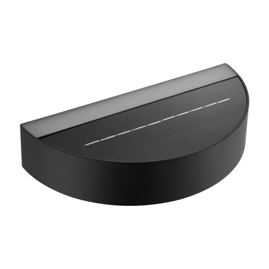 Kinkiet zewnętrzny Monay Round Solar IP44 czarny, czujnik ruchu 2518351003 Nordlux