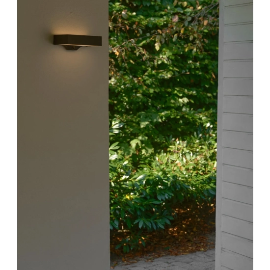 Kinkiet zewnętrzny Monay Square Solar IP44 czarny, czujnik ruchu 2518341003 Nordlux