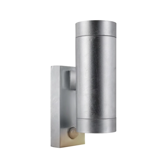 Kinkiet zewnętrzy ocynkowany Tin Maxi Double IP54, czujnik ruchu 21519131 Nordlux