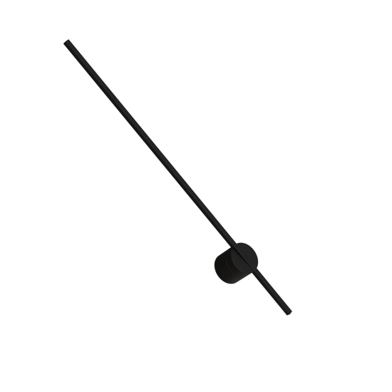 Kinkiet Chloe 1xLED czarny IP44 WL0107-BK yaskr