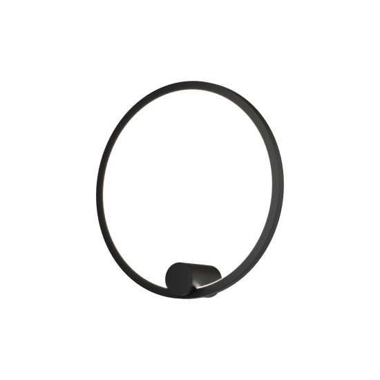 Kinkiet Ringa S 1xLED czarny WL0116-S-BK yaskr