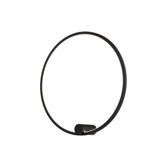 Kinkiet Ringa M 1xLED czarny WL0116-M-BK yaskr