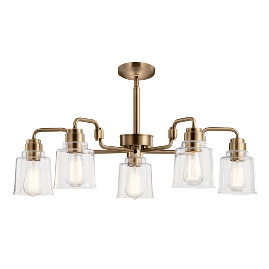 Żyrandol Aivian – 5 źródła światła KL-AIVIAN5-WBR Elstead Lighting