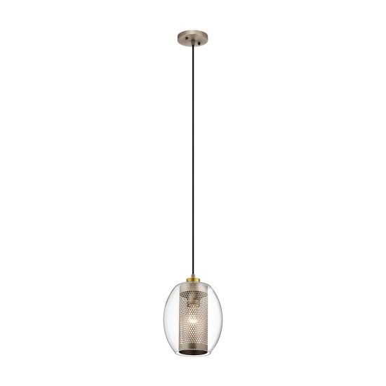 Mała lampa wisząca Asher II – 1 źródło światła KL-ASHER-MP-AP Elstead Lighting