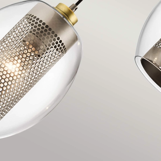 Mała lampa wisząca Asher II – 1 źródło światła KL-ASHER-MP-AP Elstead Lighting