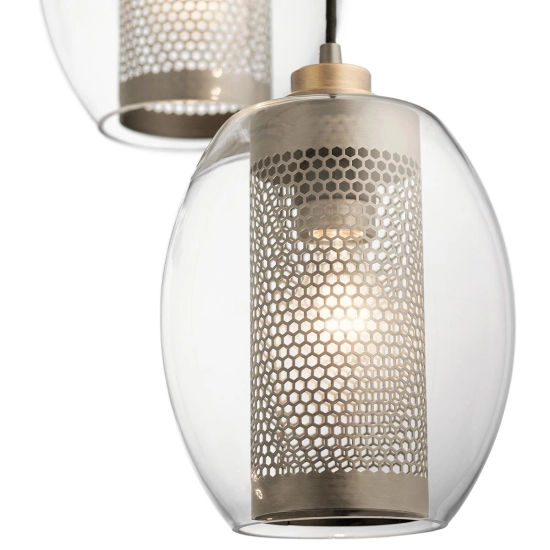 Mała lampa wisząca Asher II – 1 źródło światła KL-ASHER-MP-AP Elstead Lighting