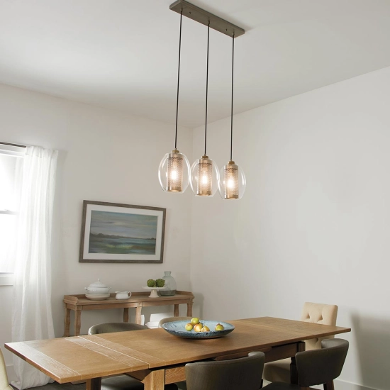 Mała lampa wisząca Asher II – 1 źródło światła KL-ASHER-MP-AP Elstead Lighting