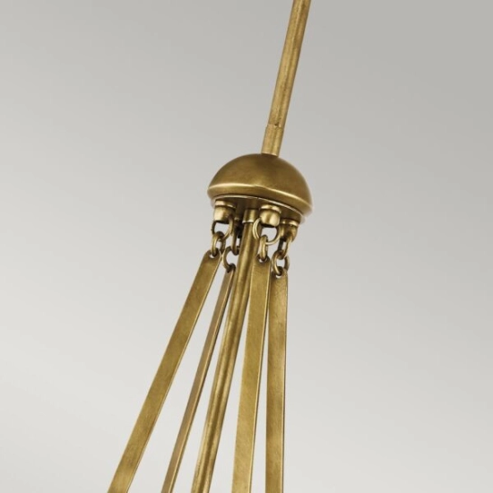 Lampa wisząca Aster – 3 źródła światła – Naturalny mosiądz KL-ASTER-P-NBR Elstead Lighting