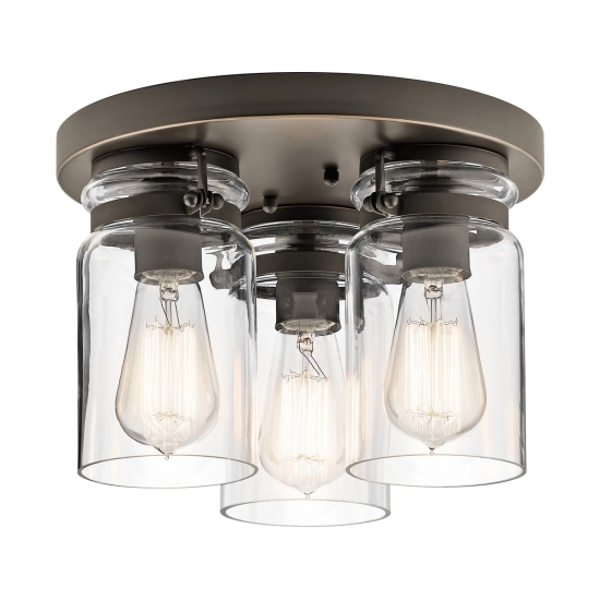 kinkiecik.pl Plafon Brinley – 3 źródła światła – Stary brąz KL-BRINLEY-F-OZ Elstead Lighting