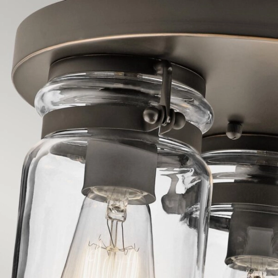 Plafon Brinley – 3 źródła światła – Stary brąz KL-BRINLEY-F-OZ Elstead Lighting