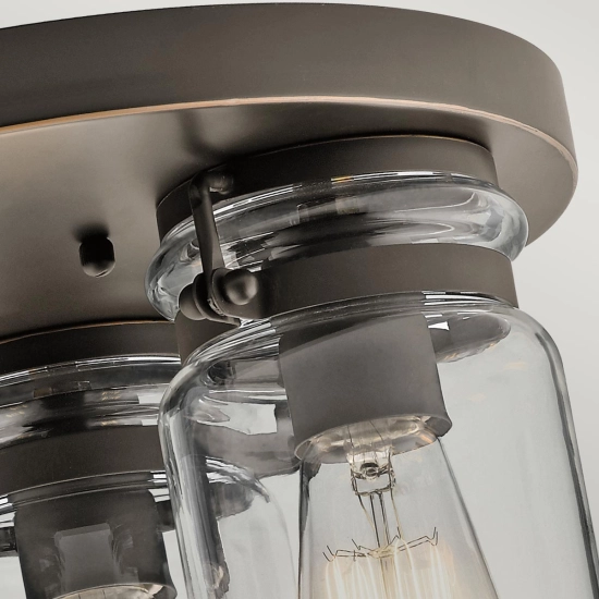 Plafon Brinley – 3 źródła światła – Stary brąz KL-BRINLEY-F-OZ Elstead Lighting