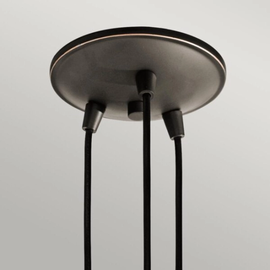 Lampa wisząca Brinley – 3 źródła światła – Stary brąz KL-BRINLEY3-OZ Elstead Lighting