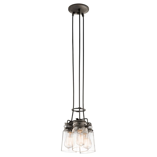 Lampa wisząca Brinley – 3 źródła światła – Stary brąz KL-BRINLEY3-OZ Elstead Lighting