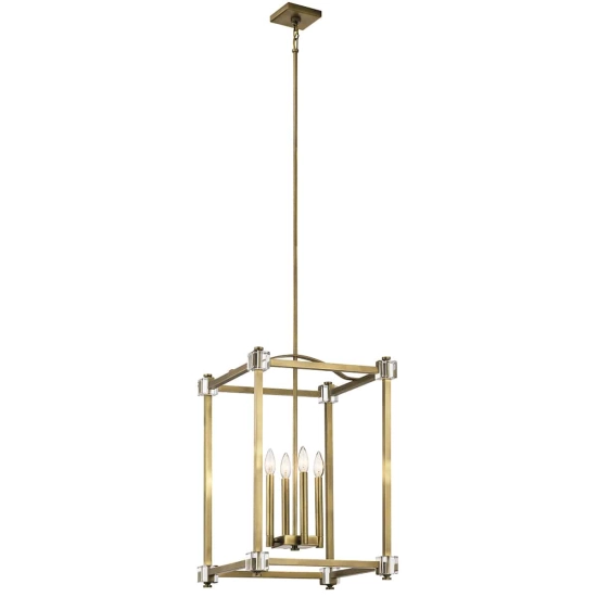 kinkiecik.pl Duża lampa wisząca Cayden – 4 źródła światła KL-CAYDEN-P-L Elstead Lighting